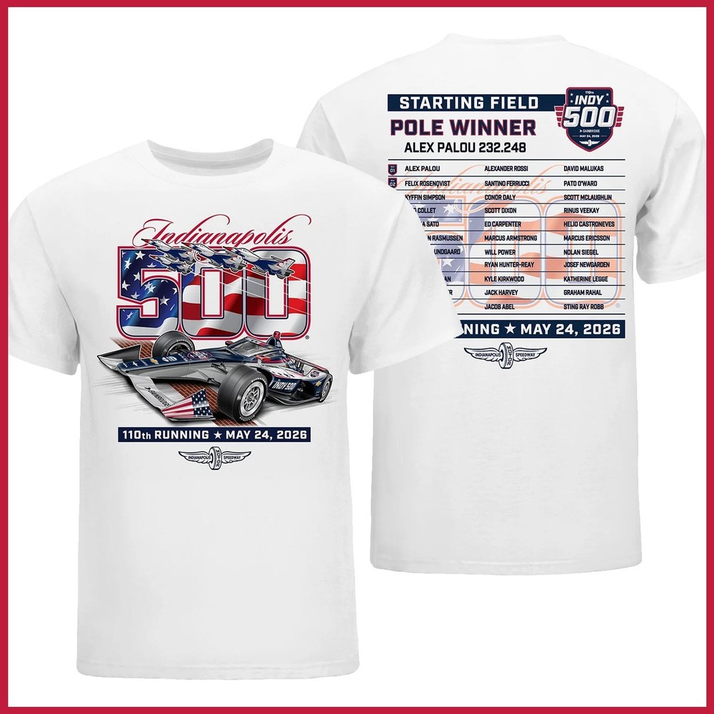 2026 INDY 500 Indianapolis Merch 110th Running May 24 T-shirt Remake Gildan