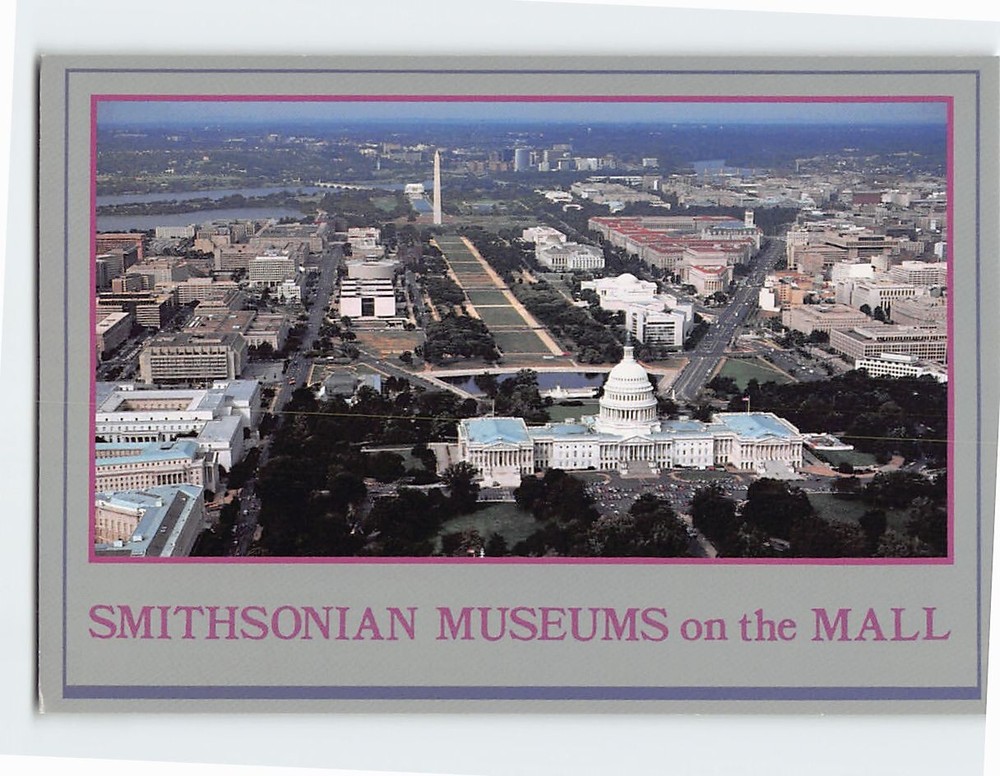 Postcard Smithsonian Museum on the Mall Washington DC USA