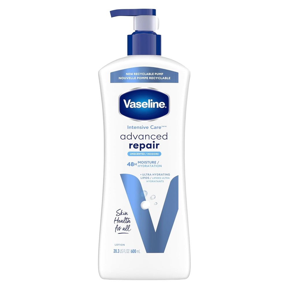 Vaseline Advanced Repair Unscented Lotion 20.3oz 5 Pack