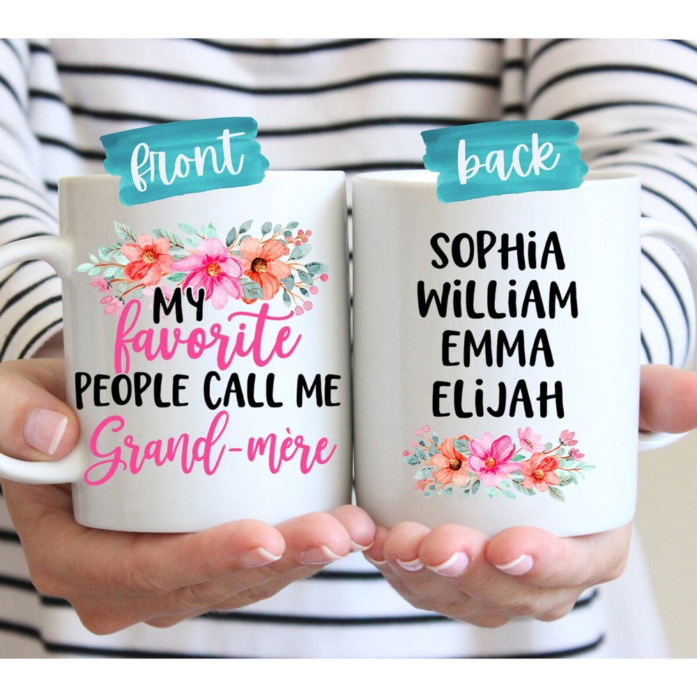 Grand Mere Gift For Grand Mere Christmas Gift Grand Mere Coffee Mug Personalized