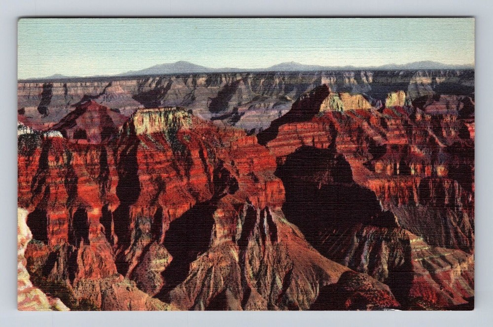 Grand Canyon National Park, North Rim, Vintage Souvenir Postcard
