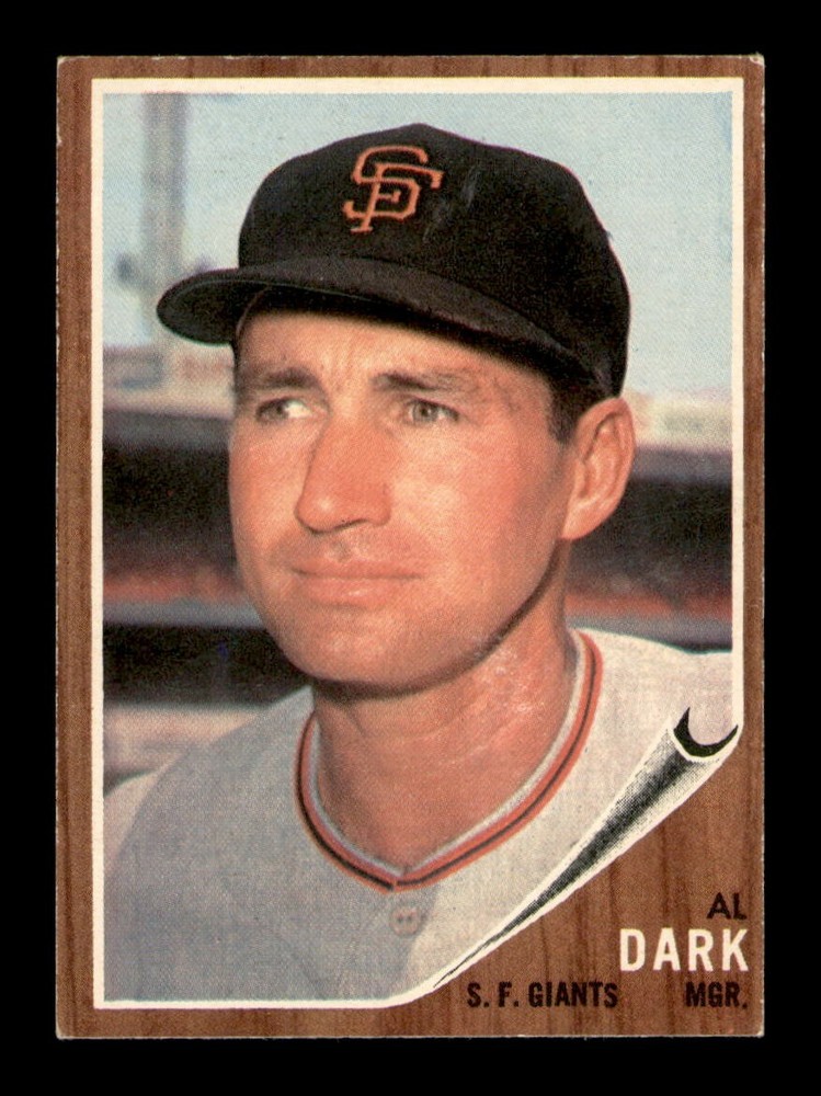 1962 Topps Set Break #322 Alvin Dark Manager EX *OBGcards*