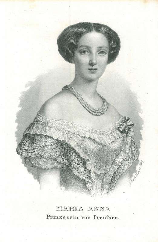 Portrait of Maria Anna of Anhalt-Dessau