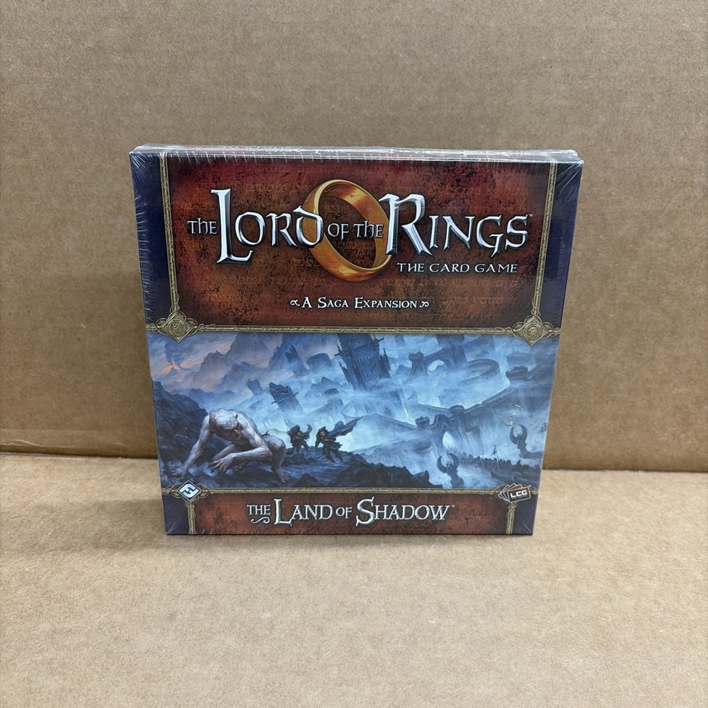 The Lord of the Rings LCG: The Land Of Shadow Expansion- Brand New in Shrink