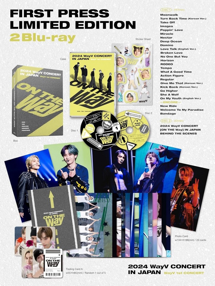 2024 WayV CONCERT ON THE Way IN Limited Edition 2 AVXK-43492 Japan Blu-ray