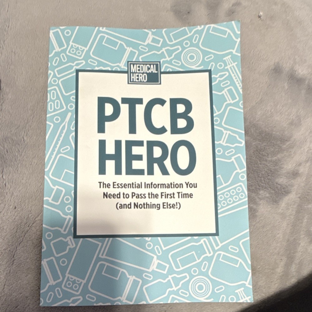 PTCB Hero Study Guide 2021 Pharmacy Technician Certification by Medical Hero