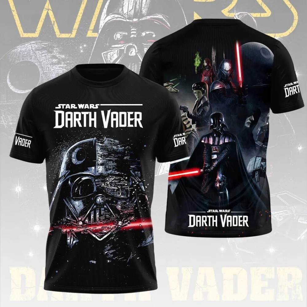 Star Wars Darth Vader T-Shirt Sith Lord Graphic Tee Empire Strikes Back Men Gift
