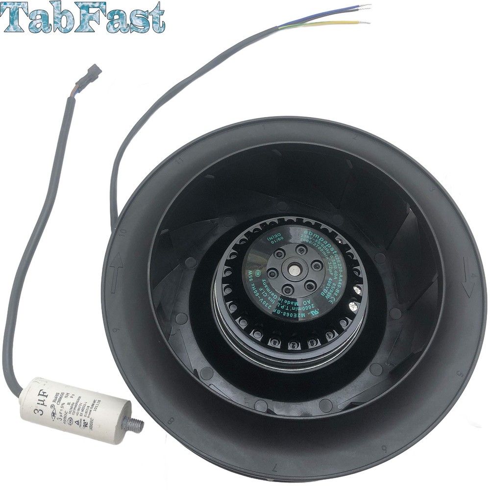 1PC New Cooling Fan R2E220-AA40-B8 for ebm-papst R2E220-AA40-B8 230V