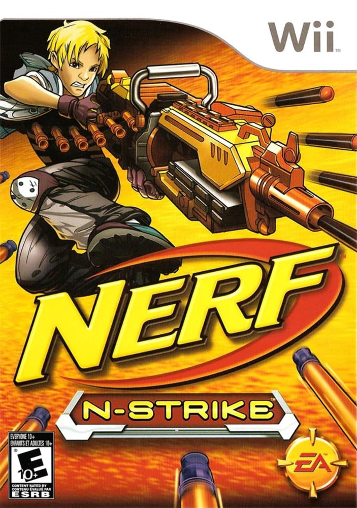 Nerf N-Strike For Software Only For Wii Very Good 0E