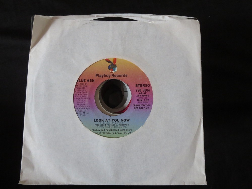 BLUE ASH – Look At You Now PROMO Unplayed Old Stock