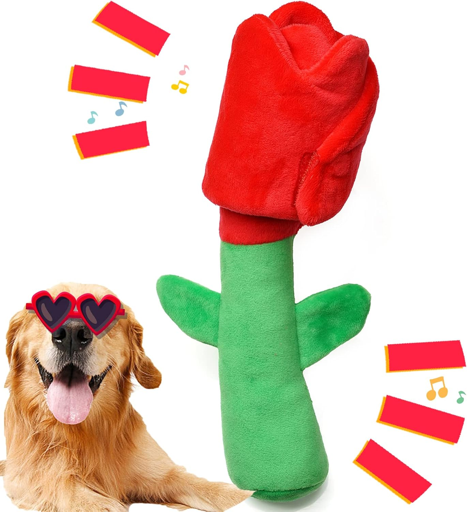 Dog Puzzle Toys, Valentine Day Dog Toys, Dog Birthday Toy Enrichment Squeaky Cri