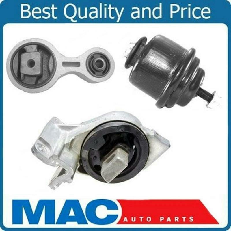 Engine Motor Mount 3pc Kit for Ford Fusion Milan Front Wheel Drive 06-09