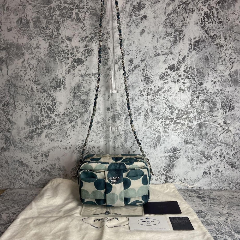Prada Polka Dot Shoulder Bag