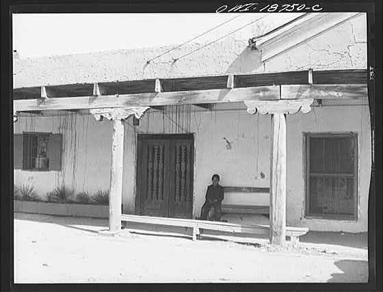 Albuquerque, original site of the city, New Mexico. The "old town"