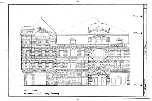 Thalia Hall,1215-1225 West 18th Street,Chicago,Cook County,Illinois,IL,HABS,5