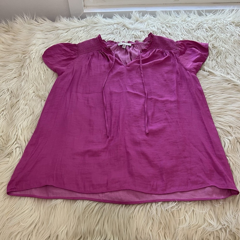 Maison d Amelie Anthropologie Sleeveless Blouse Top Office Romantic Women’s L