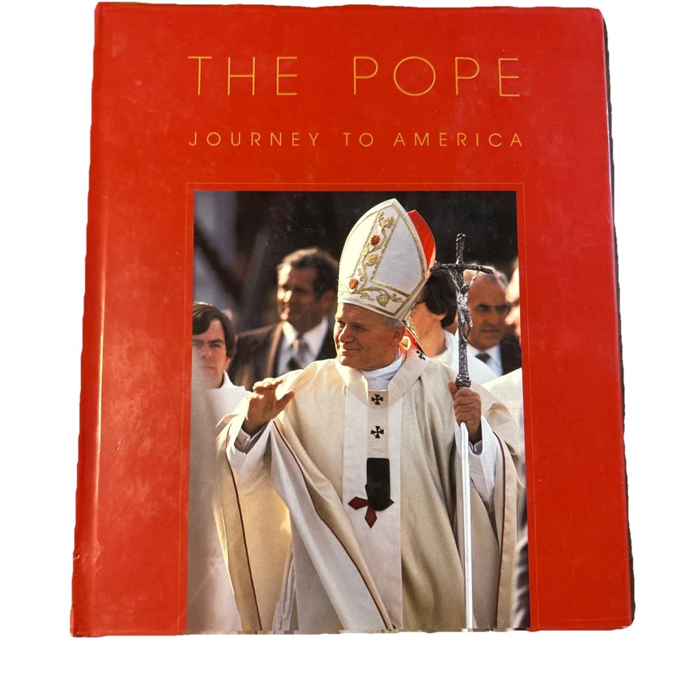 The Pope Journey To America 1987 Hardcover Book John Paul The Second USA Tour