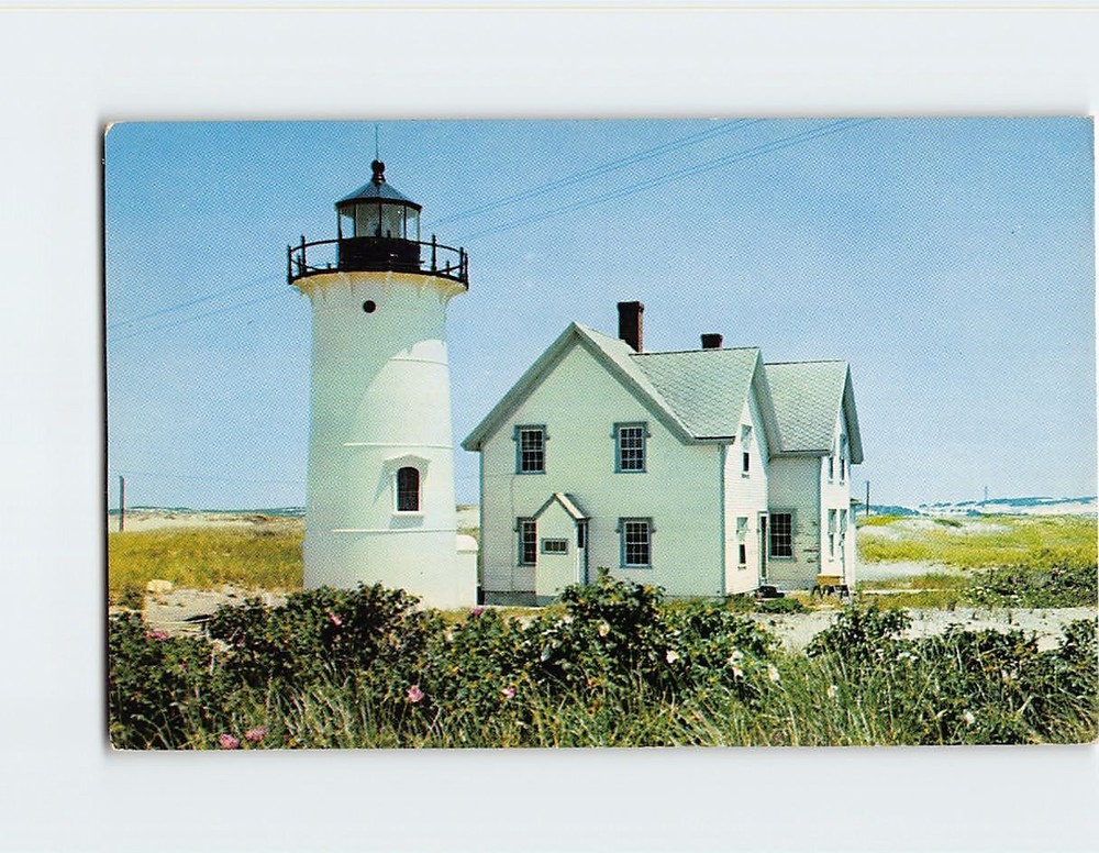 Postcard Race Point Lighthouse Provincetown Massachusetts