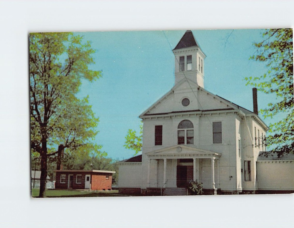 Postcard Oscoda County Old Courthouse Mio Michigan USA North America