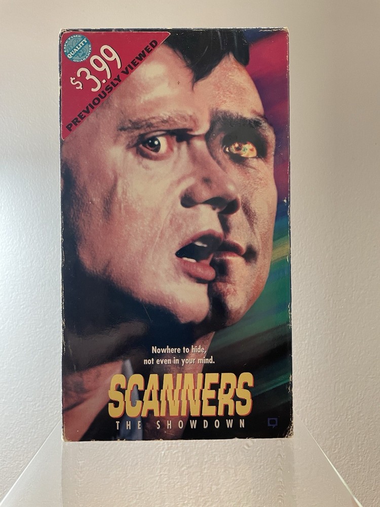 Scanners III The Showdown VHS - Republic Pictures Home Video 1995
