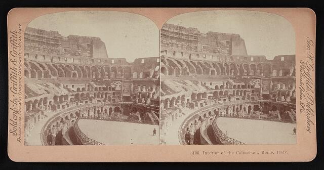 Photo:Interior of the Colosseum,Rome,Italy