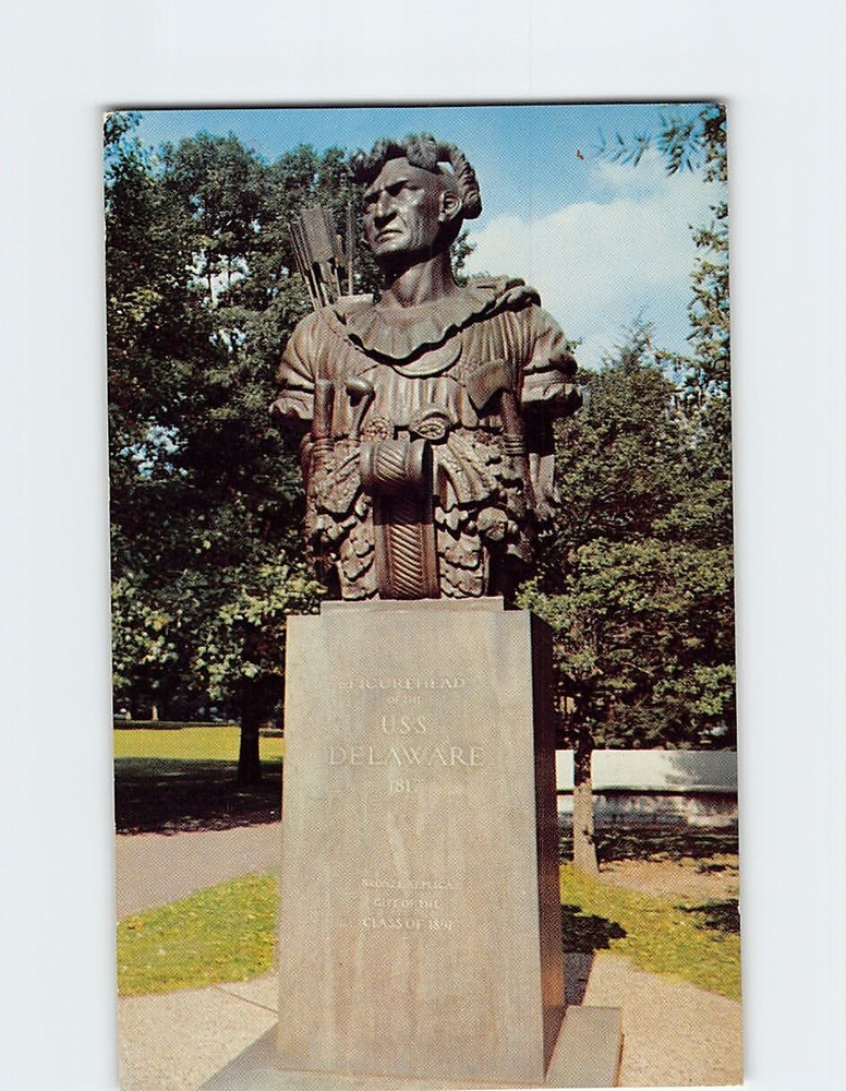 Postcard Tecumseh US Naval Academy Annapolis Maryland USA