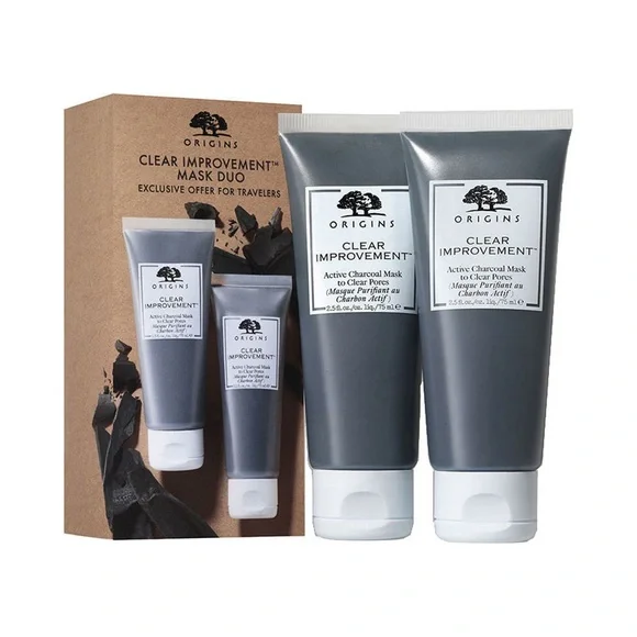 Origins Charcoal Clear Improvement Mask - 2-Pack Unit (Dozens of Sets Available)
