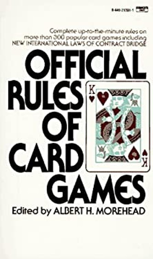Official Rules of Card Games Mass Market Paperbound Albert H. MooFree US Delivery | ISBN:0449213811