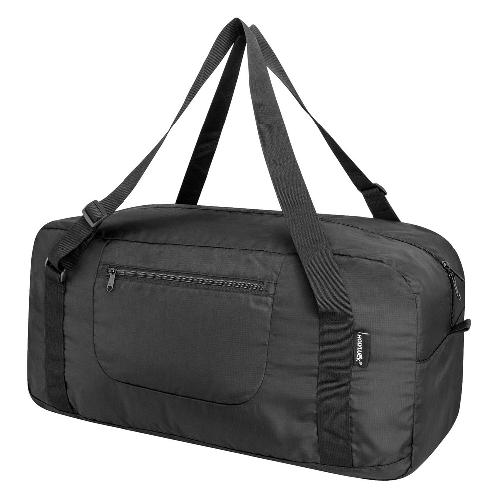 Foldable Travel Duffel Bag For Women & Men Luggage Great for Gym - large black