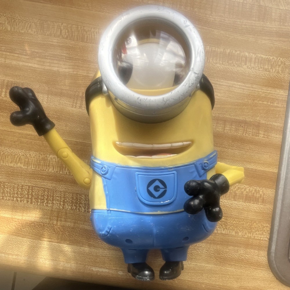 Minions Minion Collectible Figure Yellow Blue Black Plastic Despicable Me