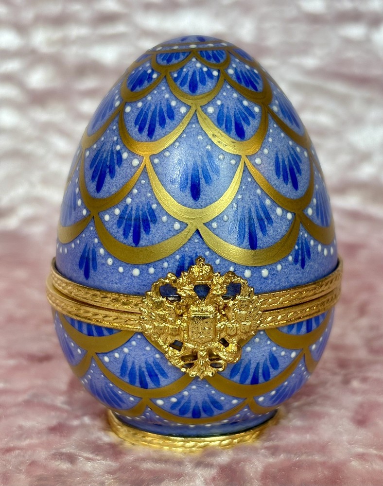 FABERGE Limited Edition Elephant Pine Cone Egg In Original Box!