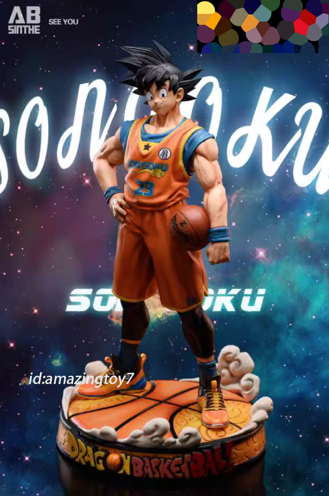 ABsinthe Studio Dragon Ball Son Goku Resin Model Statue H37cm-image