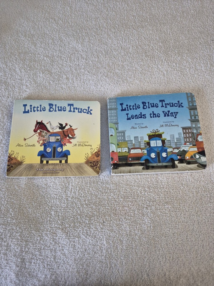 2 Little Blue Truck # Board Books Little Blue Truck Leads The Way Alice Schertle