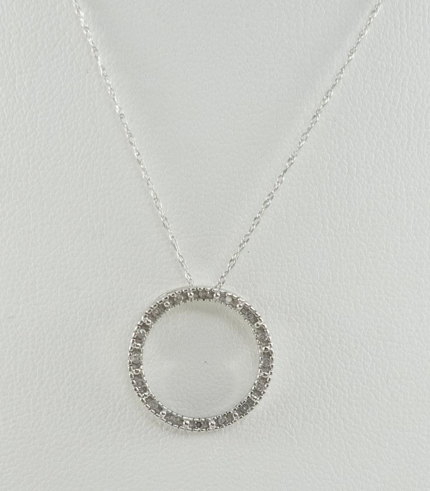 14K white gold ladies 16