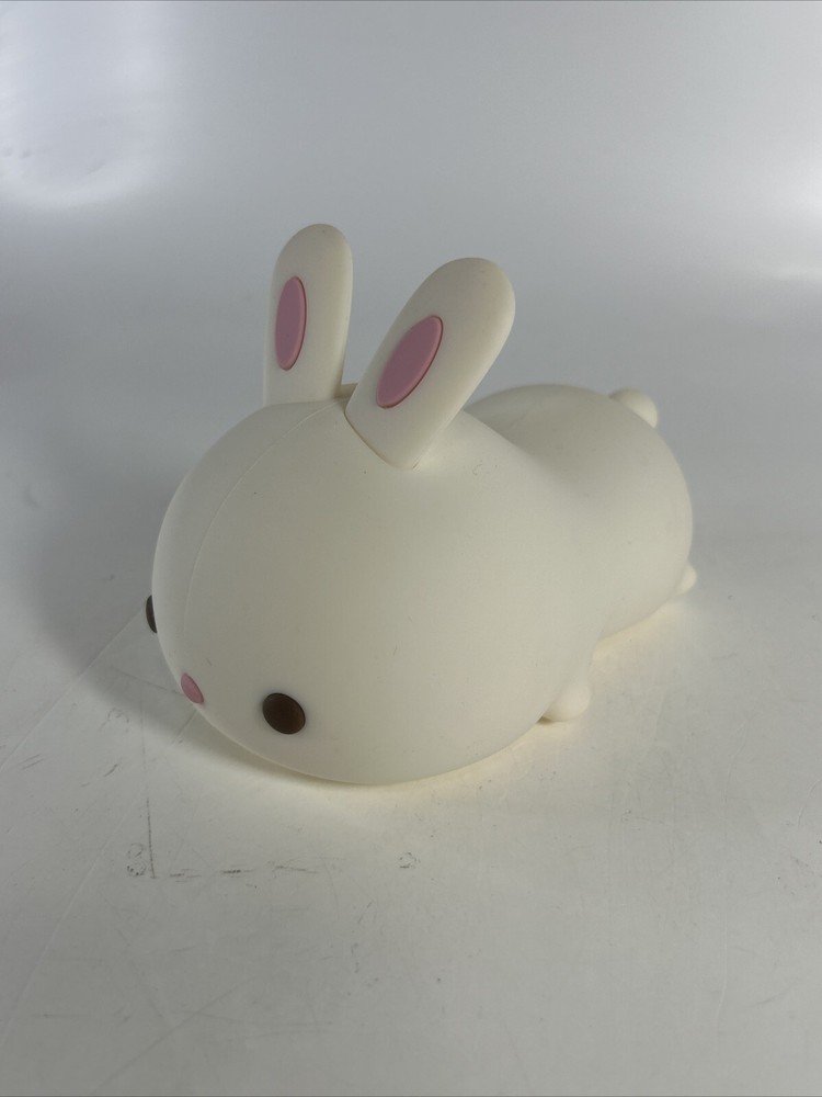Bunny Night Light USB Rechargeable 16-Color LED Kids' Gifts Bunny-Tap Control