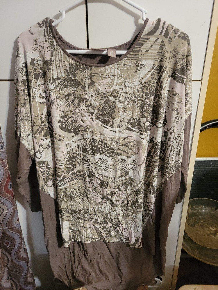 Women's Size 3 Chico Brown Blouse – Soft & Stylish Casual Top