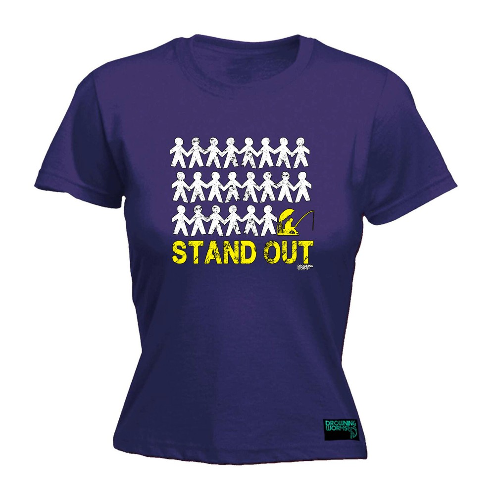 Fishing Dw Stand Out - Womens T Shirt Funny T-Shirt Novelty gift tshirt