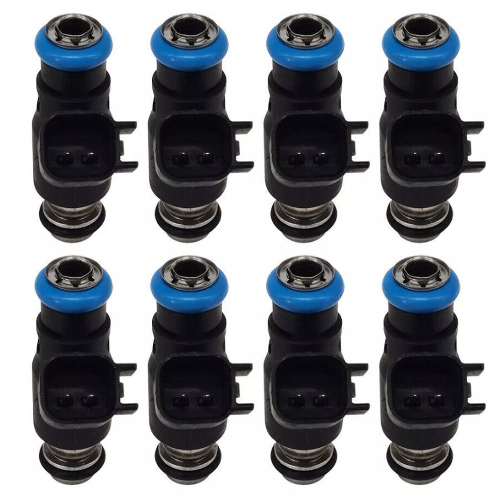 (8) Fuel Injectors For ACDelco GMC Chevrolet 4.8L 5.3L 6.0L 12613411