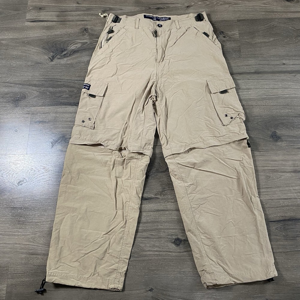 Vintage Abercrombie And Fitch Paratrooper Cargo Pants Mens 32x29 Military Y2K