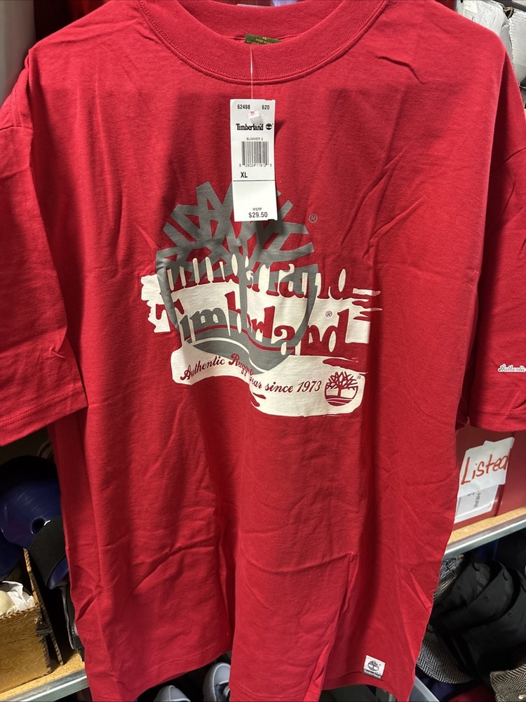 NWT Timberland River Tree Logo T-Shirt Men’s XL
