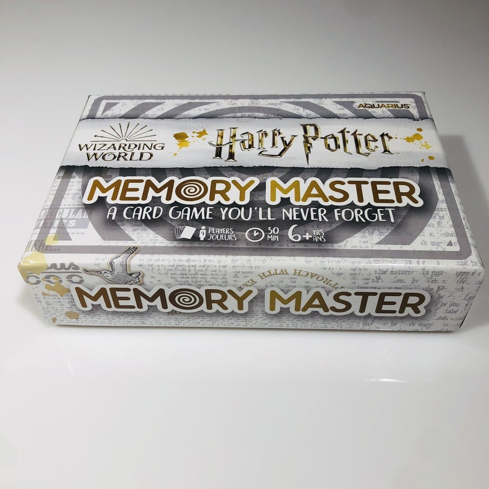 Wizarding World of Harry Potter MEMORY MASTER A Card Game You Never Forget, NEW