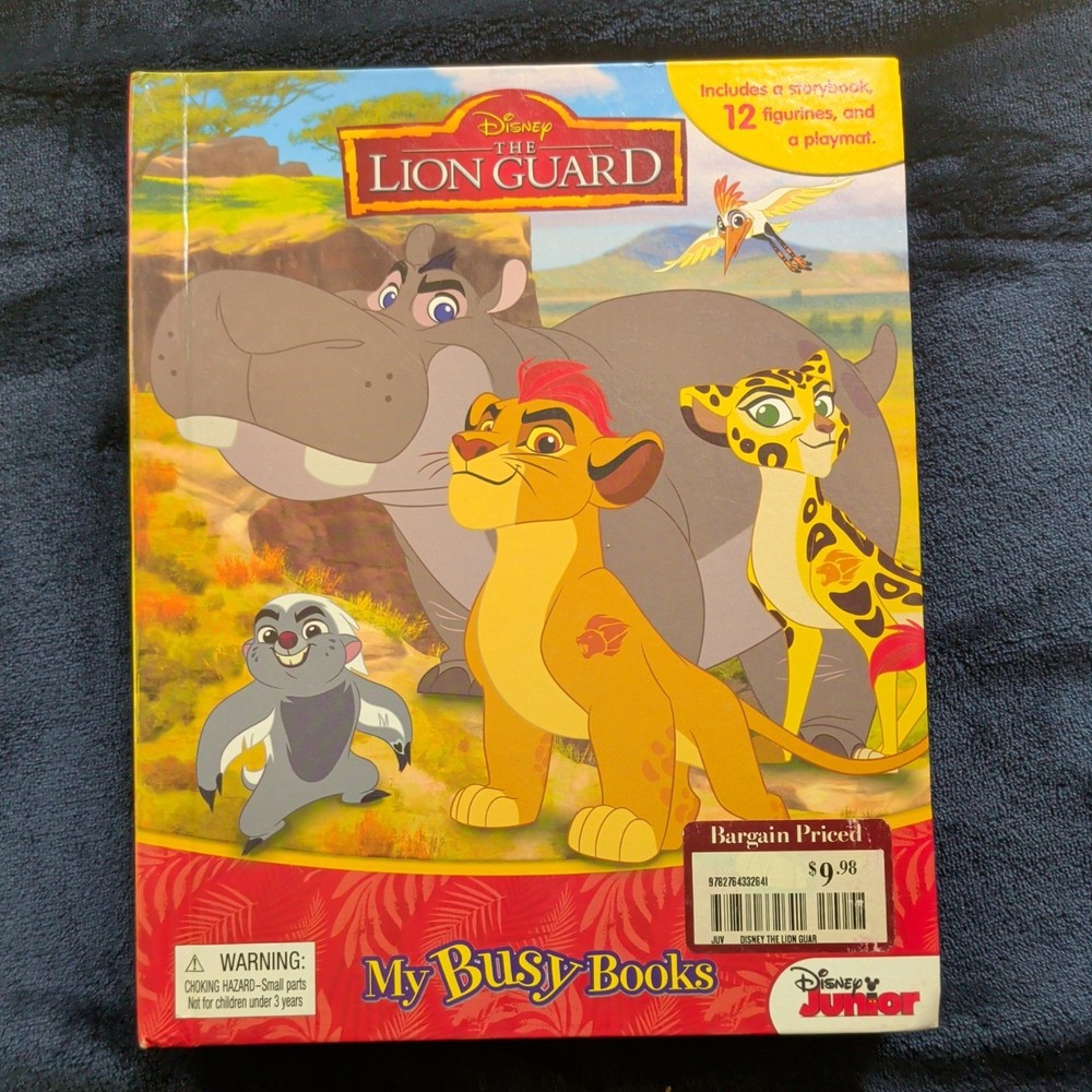 DISNEY THE LION GUARD MY BUSY BOOK By Phidal Publishing Inc. loved Condition