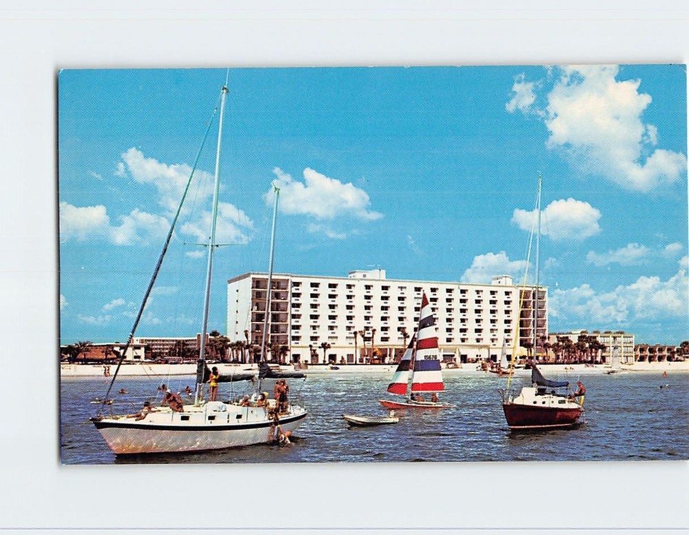 Postcard Breckenridge Resort Beach Club St. Petersburg Florida USA