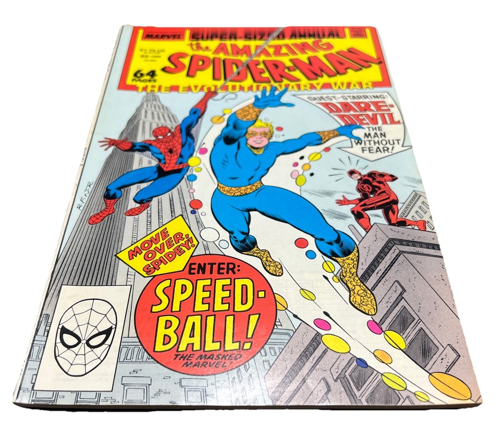 Amazing Spider-Man Annual #22 (1988) 1st App Speedball Marvel Comic Frenz Bagley