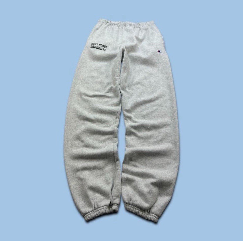 VINTAGE Y2K CHAMPION LOOSE COTTON SWEATPANTS GREY