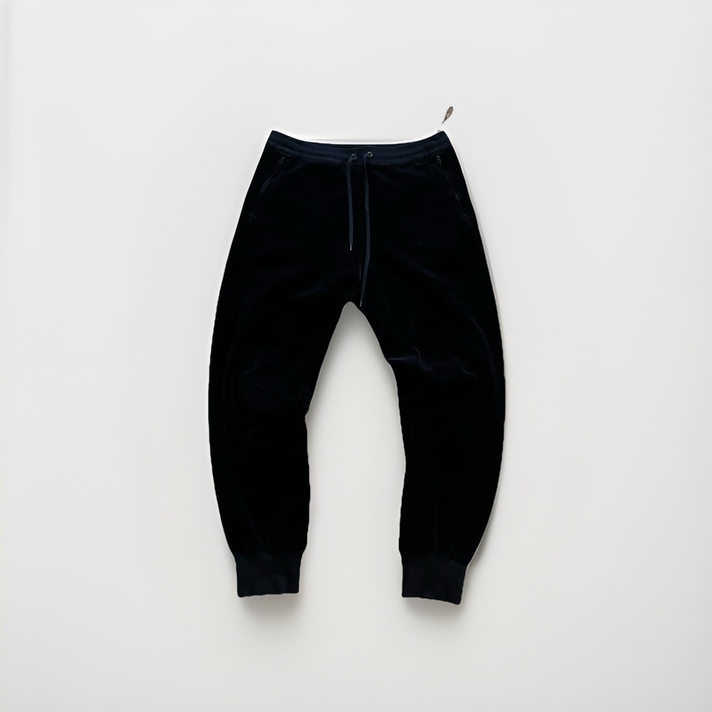 Authentic Designer CHLOE Black Velvet Joggers Pants Women’s M