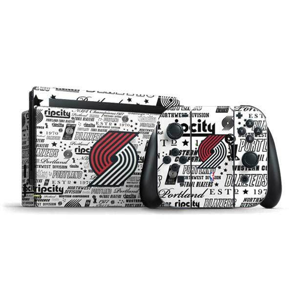 NBA Portland Trail Blazers Nintendo Switch Bundle Skin