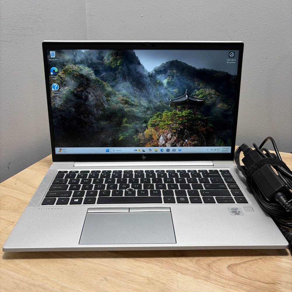 HP Elitebook 840 G7 i5-10310U 1.7GHZ  16GB, 256GB, WCam, WiFi, Win 11 Cord