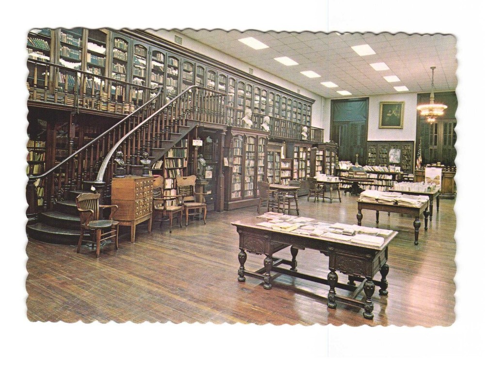 Joseph Horner Memorial Library Philadelphia PA vintage postcard unposted