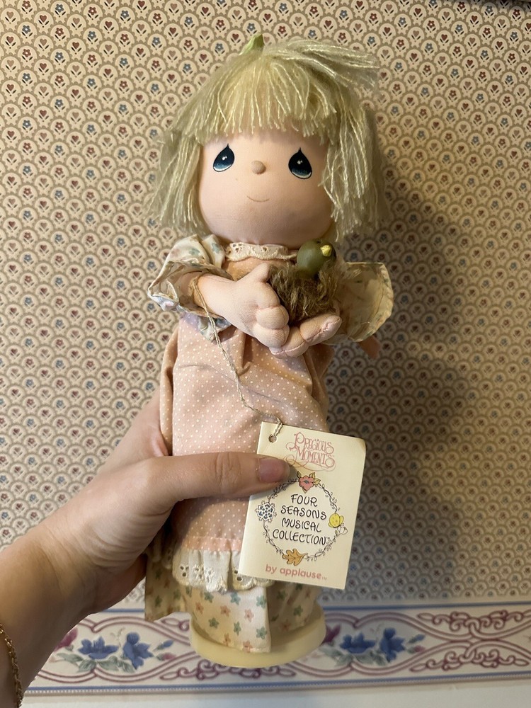 Precious Moments By Applause Four Seasons Musical Collection Doll 1988 Spring
